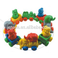 JQ6026 Plastic Animal train Building Blocks Link Toy For Sale
